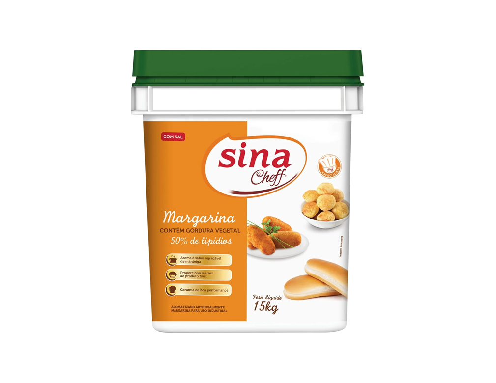 MARGARINA COM SAL 50 % SINA (BD 15 KG)